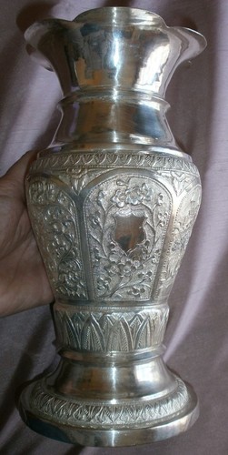 Grand vase argent massif - argent,