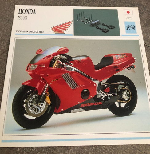 Fiche moto honda 750 nr - -,