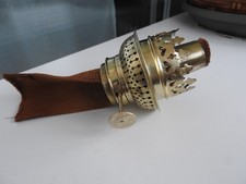 ancienne BOBECHE BRULEUR BEC 14"en laiton LAMPE A PETROLE fonctionne old lamp