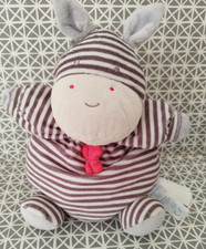 Doudou peluche musical zèbre