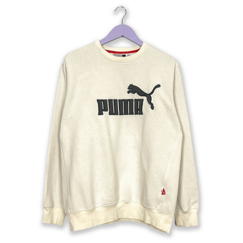 Sweat puma vintage blanc - blanc, À