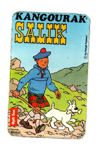 Tintin autocollant kangourak - tintin.,