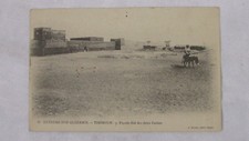 CPA ALGERIE TIMIMOUN FACADE EST DES DEUX CASBAS 1910 ANIME ANE BOURRICOT