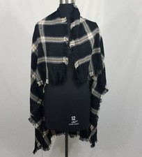 Black Tartan Plaid Square