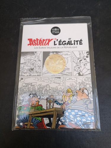 Pièce euros argent asterix - 10,