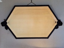 Petit miroir en fer martelé , Art Déco , vers 1930