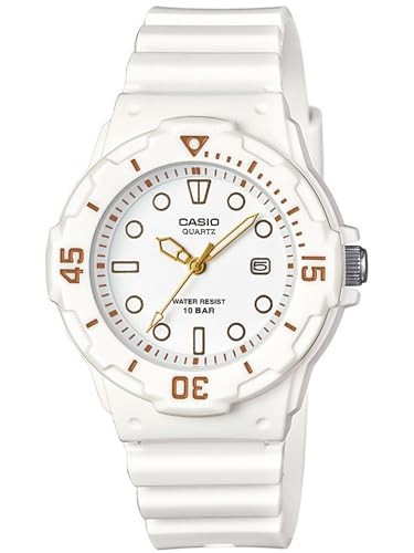 Montre analogique blanche