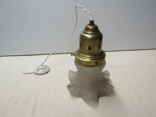 Lustre ancien opaline - lustre,