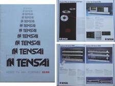TENSAI HIFI VIDEO AUDIO BROCHURE (1983-1984)