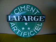 plaque émaillée pub ciments