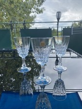 3 verres à eau cristal