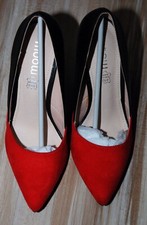 Escarpins rouge et noir Taille 38