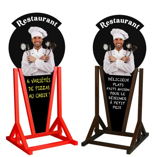 Chevalet publicitaire support