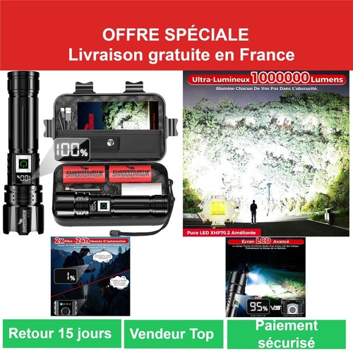 Shadowhawk lampe torche - torche, led