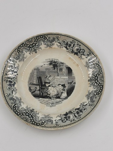 Ancienne assiette parlante - assiette, en