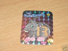 DANONE PETIT GERVAIS MAGNET ALPHABET R RAT BELGIUM