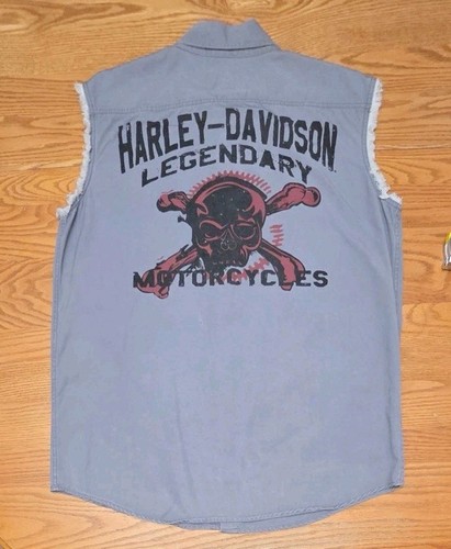 Harley davidson vest shirt - davidson,