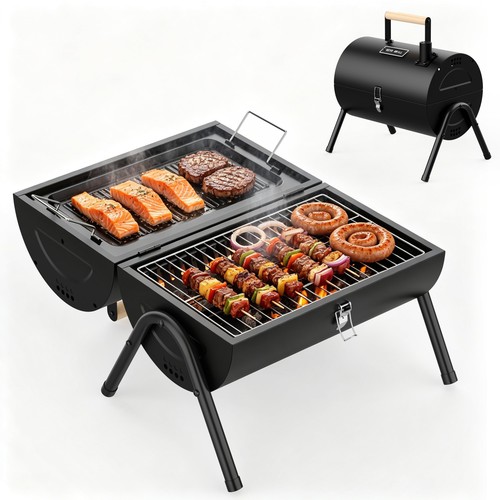 Portable charcoal grill in - grill,, 2