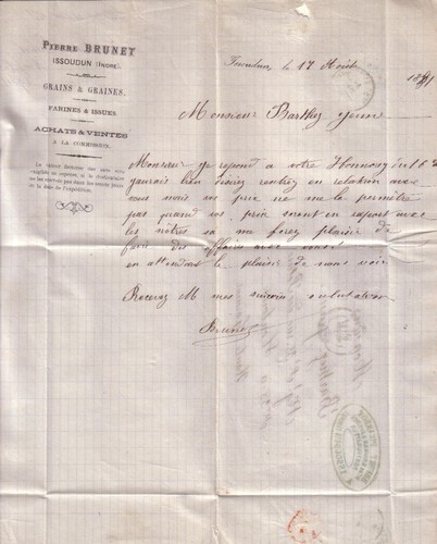 Issoudun lettre vallet - lettre,