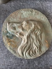 Plaque Funéraire En Bronze
