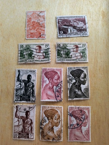 Lot timbres anciens - 10,