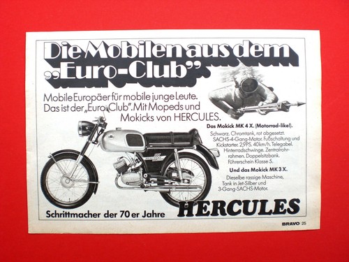 Publicité 1971 dans magazine