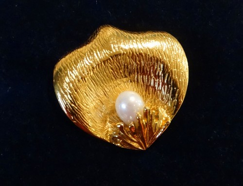 Kenzo broche pétal fleur - pétal,