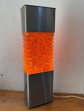 ?‍⬛ Superbe  Lampe Orange à paillettes No ébullition  Années 70   Vintage  TBE