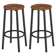 Lot de 2 Tabourets de Bar Tabourets de Cuisine avec Repose-Pieds Chaises Haut...