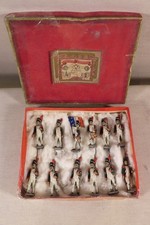 CBG MIGNOT ANCIENNE SUITE DE 12 PETITS SOLDATS DE PLOMB GRENADIERS VERTS