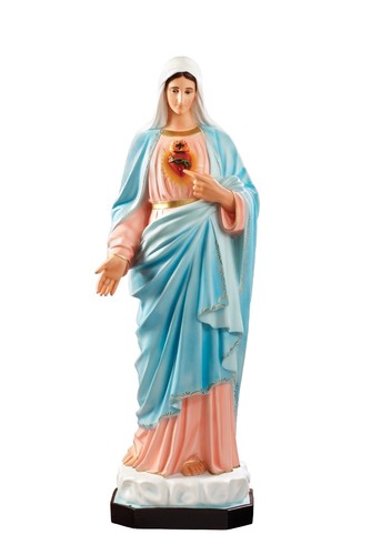 Statue sacré coeur maria - coeur,