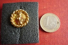 ANCIEN BOUTON METAL DORE/  CHEVAL CARRIOLE - DIAMETRE 2 CM