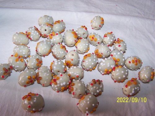 Anciennes perles pâte de - perles,