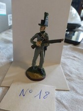 N°18 Figurine Médailler Franklin Étain Soldat  Régiment de Waterloo peint main