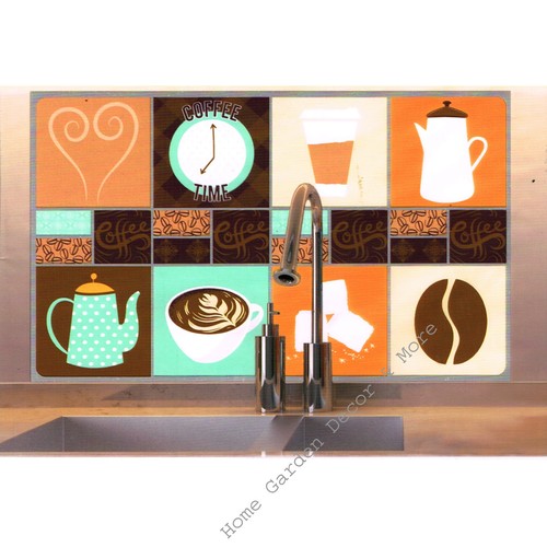 Coffee cafe kitchen - tile, foil