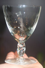 Verre de table ancien en