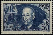 FRANCE 1938 CLEMENT ADER  YT n° 398 Neuf ★/ MH (B)