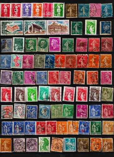 France timbres oblitérés - 80,