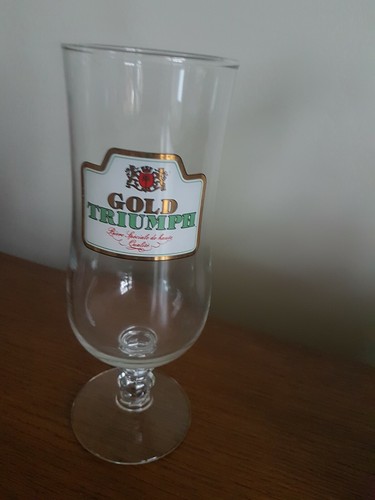 Verre bière gold triumph - ,