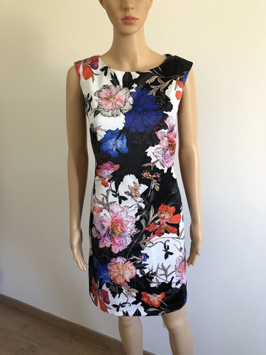 Robe noire imprimée neuve - imprimée,