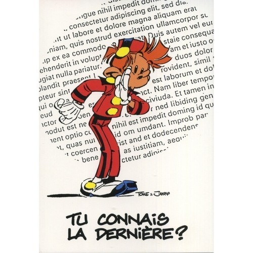 Carte postale tome janry - tome, et