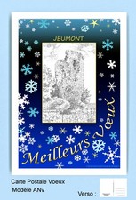 CP ANv 59821 CARTE POSTALE VOEUX BLEU 59 JEUMONT