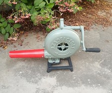 Ancien four de forge vintage outil de forgeron souffleur à main ventilateur p...