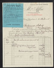 GEVREY-CHAMBERTIN 21: DISTILLERIE EAU-de-VIE & MARC de BOURGOGNE "M. AFFRE" 1918