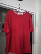 Tee Shirt Lacoste Rouge Taille 6 XL 