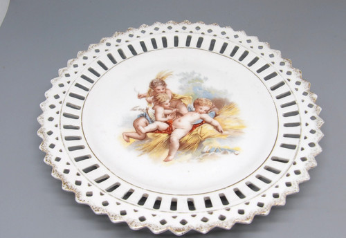 Assiette decor aux - assiette, angelots