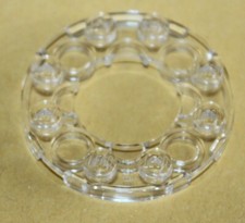 Lego Clear Plate Round 4x4 ref 11833 set 79003 75222 71043 76035 41178 41317 ...