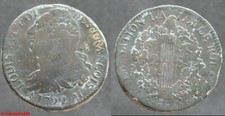France ! louis XVI, pièce de 2 sols l'An 4, 1792 H, en TB-