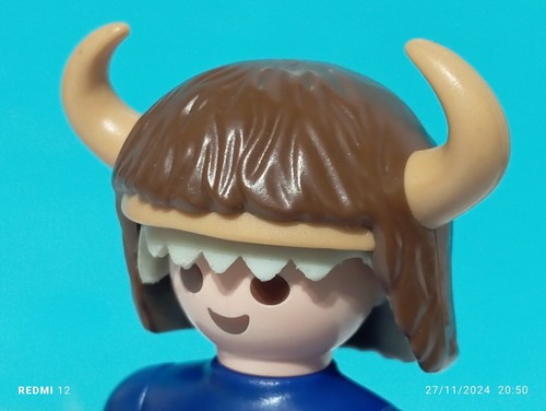 Playmobil casque cornes bison - cornes,