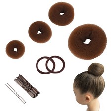 4 Pièces Cheveux Donuts